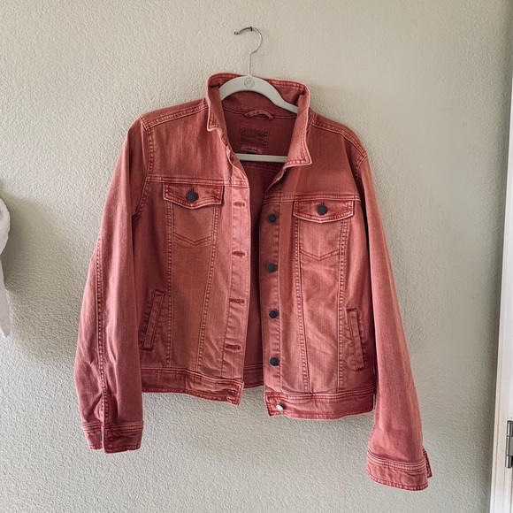 Single line face denim jacket - Picture 4 of 4